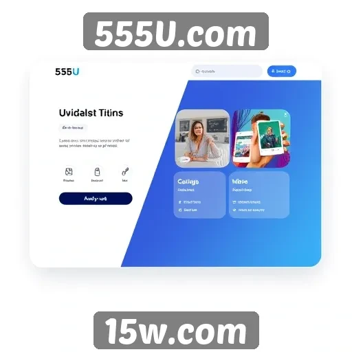 Explorando a interface e usabilidade do 555U.com